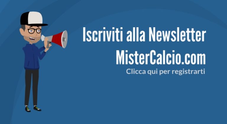Iscrizione Newsletter MisterCalcio.com