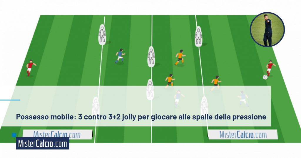 3 contro 3+2 jolly per giocare alle spalle della pressione